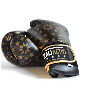 Kali active Black and Gold Boxing Gloves 14-oz